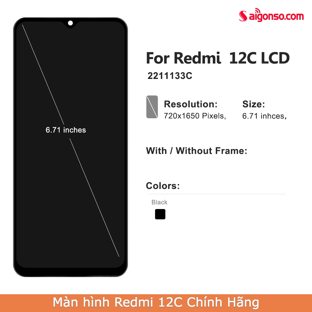 màn hình Redmi 12C